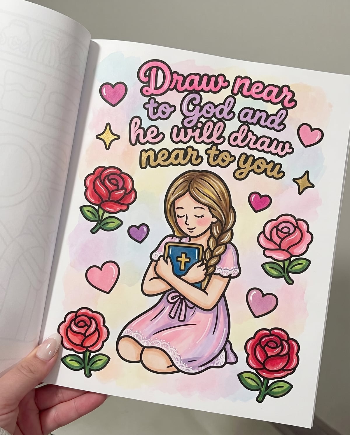 Bows & Bibles colored example