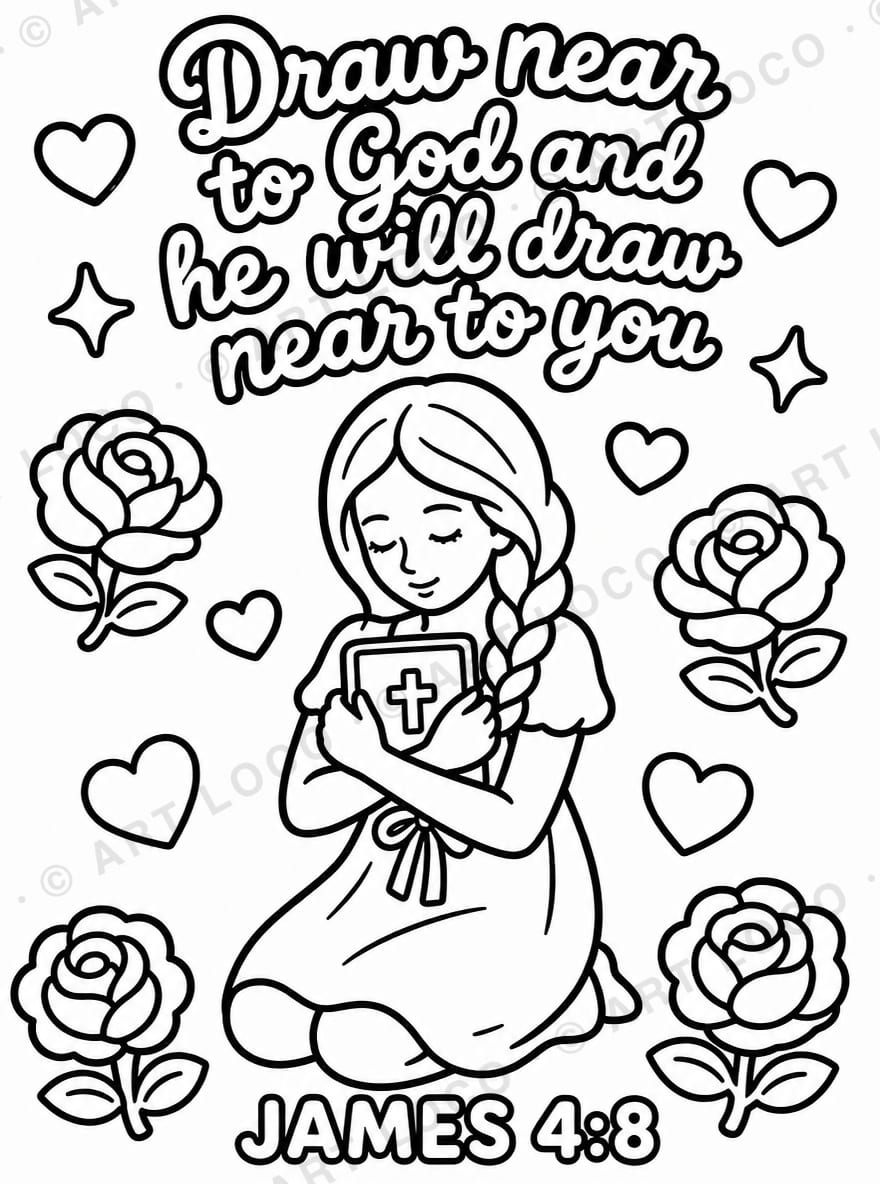 Bows & Bibles sample page