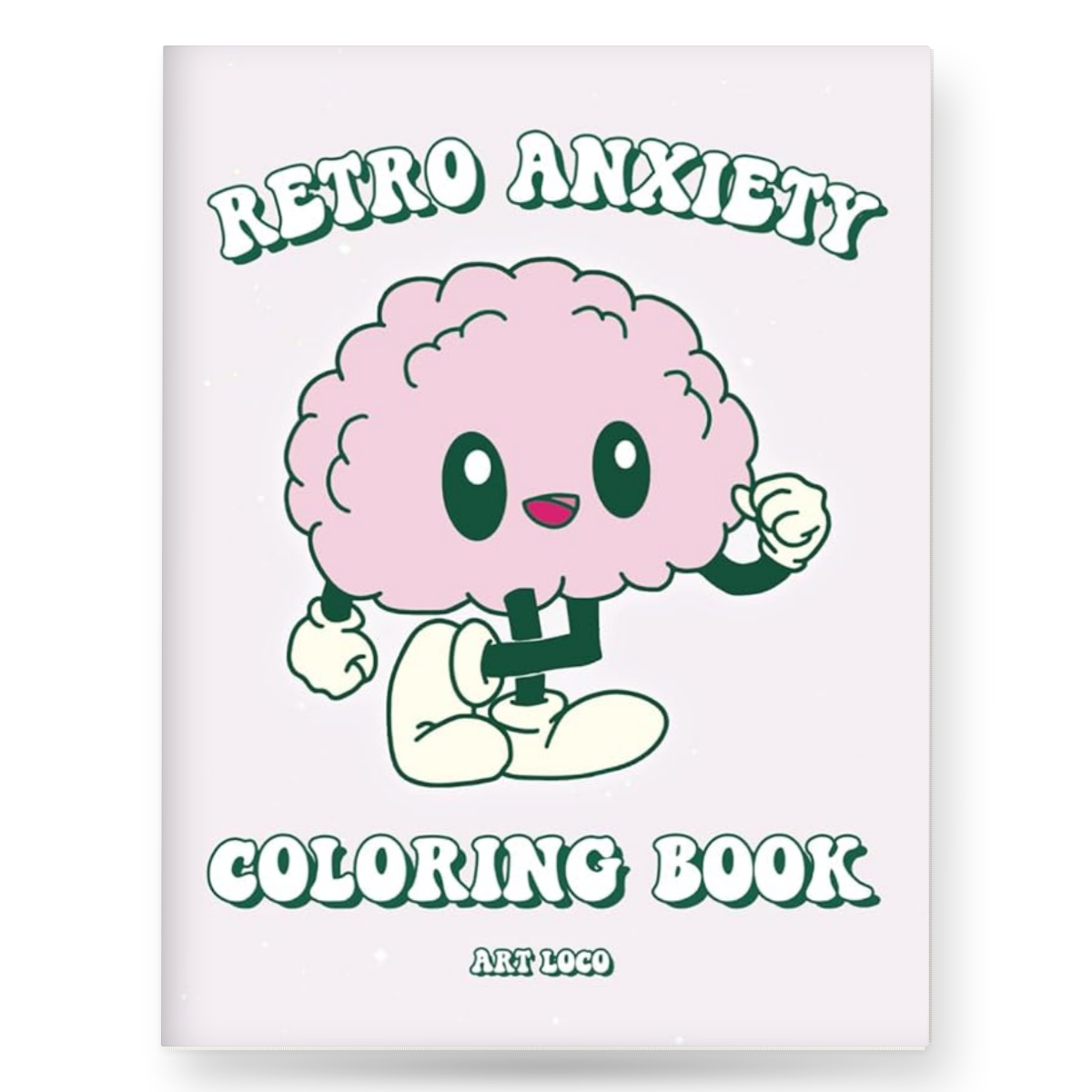 Retro Anxiety Coloring Book
